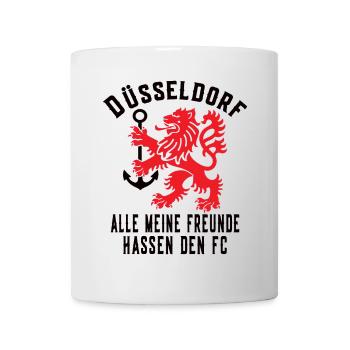 Dusseldorf Lion Anchor All My Friends Hate - Mug - white - Front
