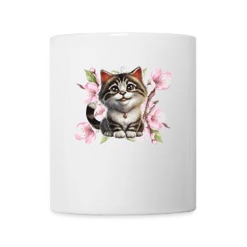 La vie est meilleure avec les chats - Mug blanc - blanc - Devant