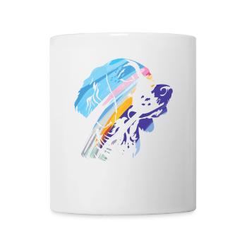 Poussez le style au niveau supérieur avec notre Cool Dog - Mug blanc - blanc - Devant