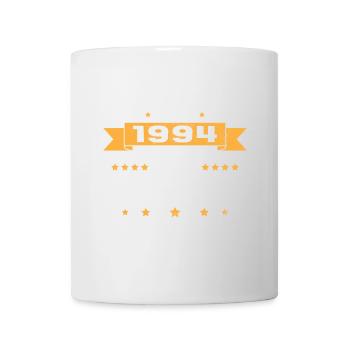 30 Jahre 1994 Vinatge-Geburtstagsgeschenk - Tasse - Weiß - Vorne