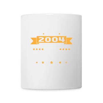 20 Jahre 2004 Vinatge Geburtstagsgeschenk - Tasse - Weiß - Vorne