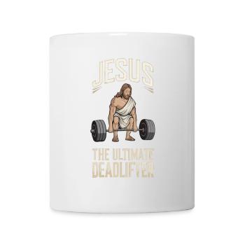 Ultimate Deadlifter Muscles Workout Fitness - Mug - white - Front