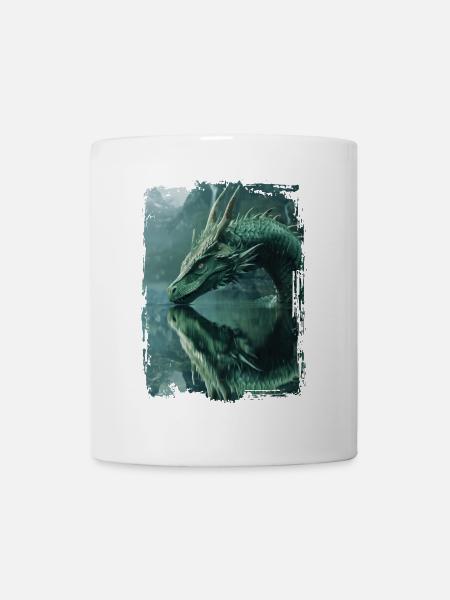 Drachen - Tasse - Weiß