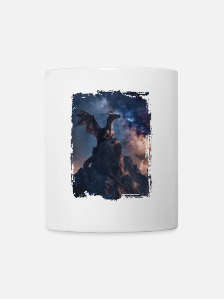 Drachen - Tasse - Weiß