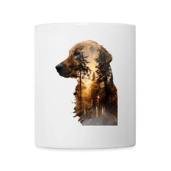Golden Retriever - Tasse - Weiß - Vorne