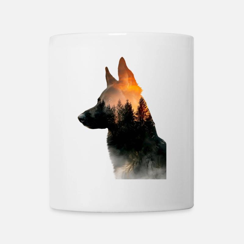 Deutscher Schäferhund - Tasse - Weiß
