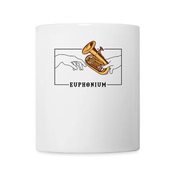Michelangelo Creation of Adam Euphonium Euphonist - Mug - white - Front