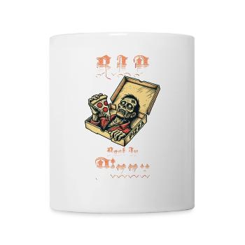 Rest In Pizza Lustiger Pizzaliebhaber Spruch - Tasse - Weiß - Vorne