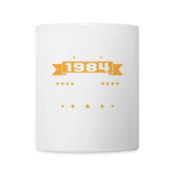 40 Jahre Vinatge 1984 Geburtstagsgeschenk - Tasse - Weiß - Vorne