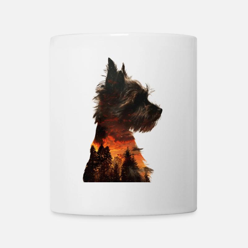 Yorkshire Terrier - Tasse - Weiß