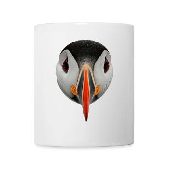 Macareux - Mug blanc - blanc - Devant
