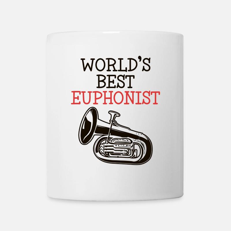 Der weltbeste Euphonist Euphonist Euphoniumist - Tasse - Weiß