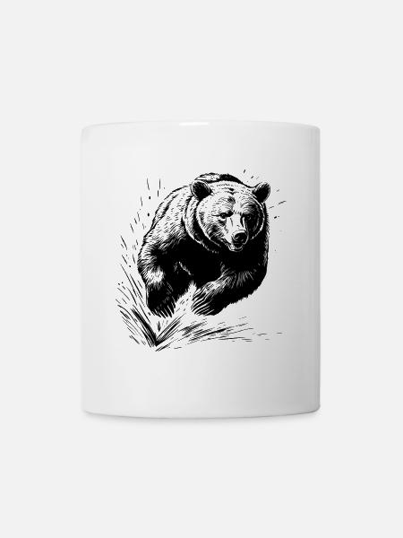 Bärenstark - Tasse - Weiß