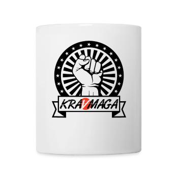Krav Maga Sport de combat avec le poing - Mug blanc - blanc - Devant