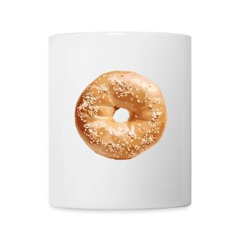 Bagel Lover Art Bagels - Mug - white - Front
