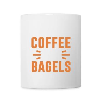 Bagel Lover Art Bagels - Mug - white - Front