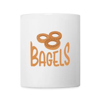 Bagel Lover Art Bagels - Mug - white - Front