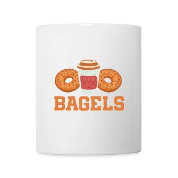 Bagel Lover Art Bagels - Mug - white - Front