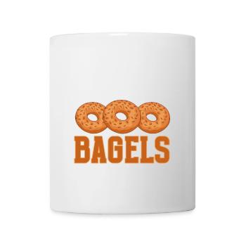 Bagel Lover Art Bagels - Mug - white - Front