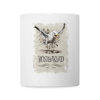 Coastal Child - Seagull Sketch - Mug - white - Front