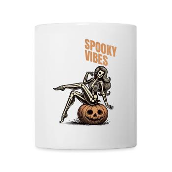 Thick Thighs And Spooky Vibes Halloween Girls - Mug - white - Front
