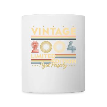 Vinatge 2004 Geburtstagsgeschenk - Tasse - Weiß - Vorne