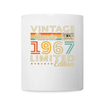 Vinatge 1967 Geburtstagsgeschenk - Tasse - Weiß - Vorne