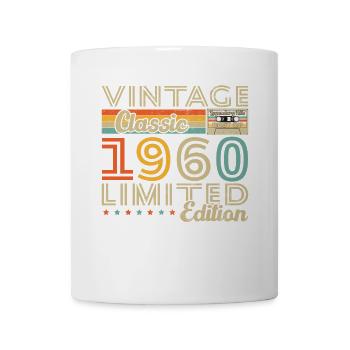 Cadeau d'anniversaire Vinatge 1960 - Mug blanc - blanc - Devant