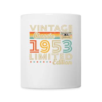 Cadeau d'anniversaire Vinatge 1953 - Mug blanc - blanc - Devant
