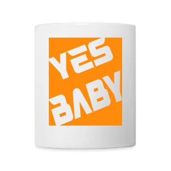 Yes Baby - Tasse - Weiß - Vorne