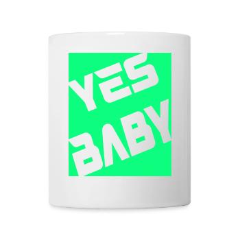 Yes Baby - Tasse - Weiß - Vorne