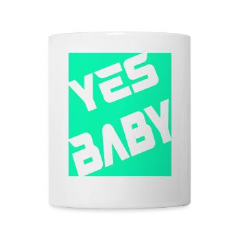 Yes Baby - Tasse - Weiß - Vorne