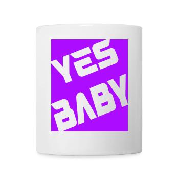 Yes Baby - Tasse - Weiß - Vorne