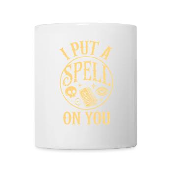 I Put A Spell On You Funny Halloween Witch Costume - Mug - white - Front