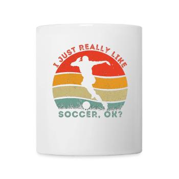 Soccer Enthusiast Retro Design - Mug - white - Front