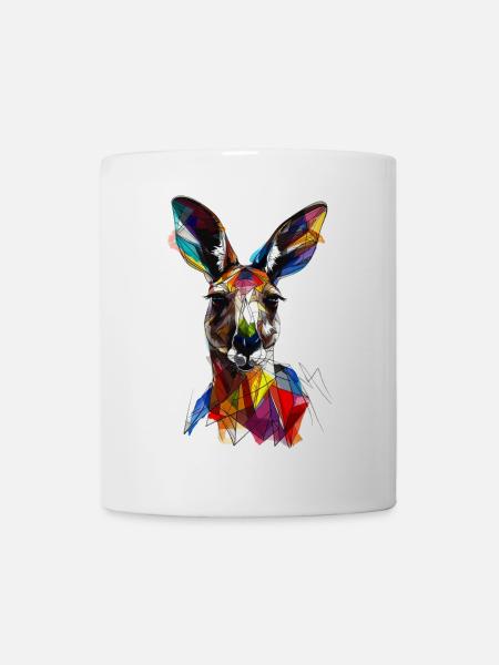 Kangourou - Mug blanc - blanc
