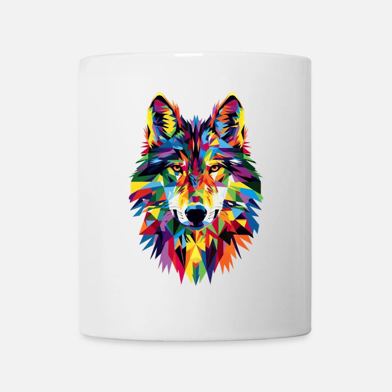 Wolf - Tasse - Weiß