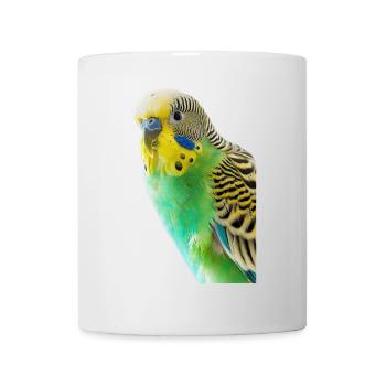 Perruche ondulée - Mug blanc - blanc - Devant