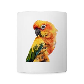 Sittiche - Tasse - Weiß - Vorne