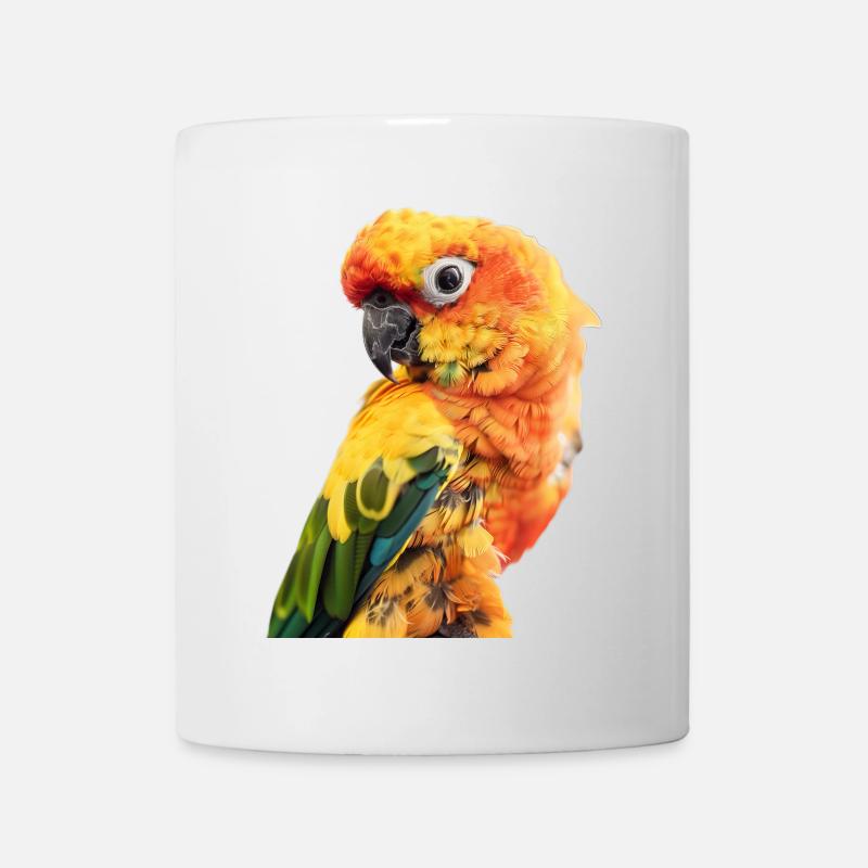 Sittiche - Tasse - Weiß