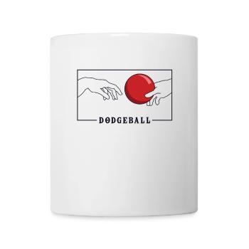 Michelangelo Creation of Adam Dodgeball Game Team - Mug - white - Front