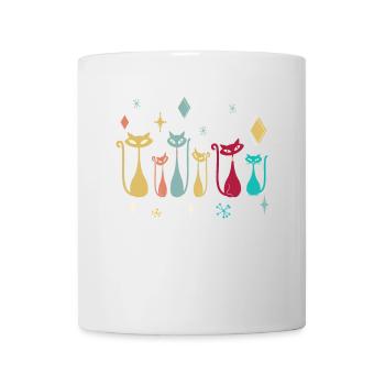 La vie est meilleure avec les chats - Mug blanc - blanc - Devant