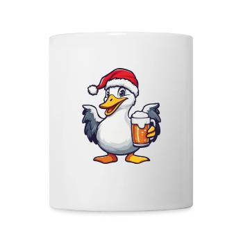 Gans Weihnachten Bier - Tasse - Weiß - Vorne