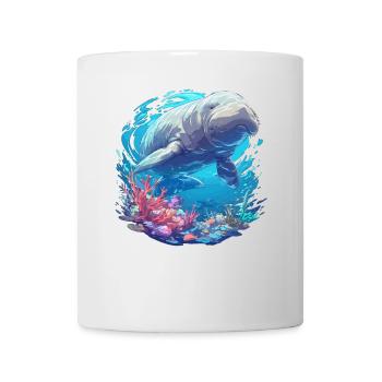Seekuh Dugongs Dugong - Tasse - Weiß - Vorne