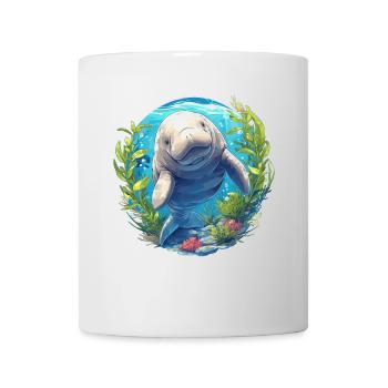 Seekuh Dugongs Dugong - Tasse - Weiß - Vorne