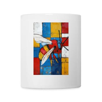 Biene - Tasse - Weiß - Vorne
