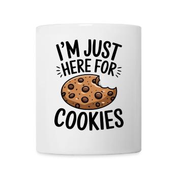 Cookies Saying Chocolate Cookies Funny Cookie Gift - Mug - white - Front