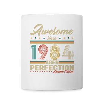 1984 Vintage Retro Geburtstagsgeschenk - Tasse - Weiß - Vorne