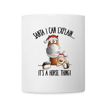 Forget Reindeer Horse Christmas Saying - Mug - white - Front