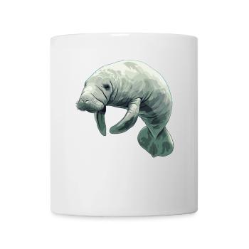 Lamantins Seekuh Lamantin - Mug blanc - blanc - Devant
